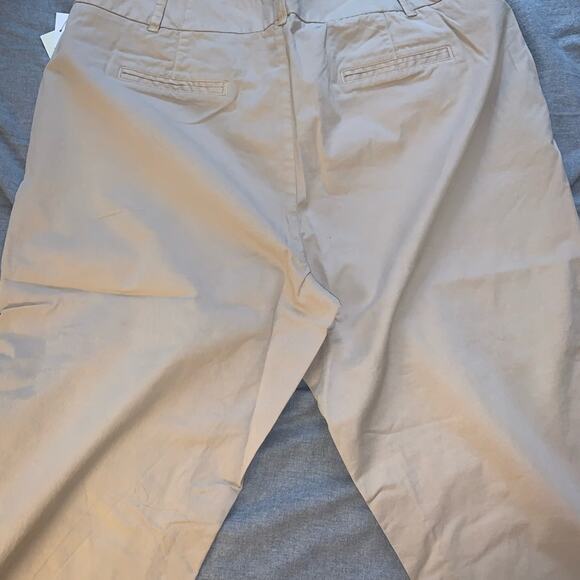 SEJOUR Cropped Oxford Pants. 20W. Tan - Picture 7 of 8